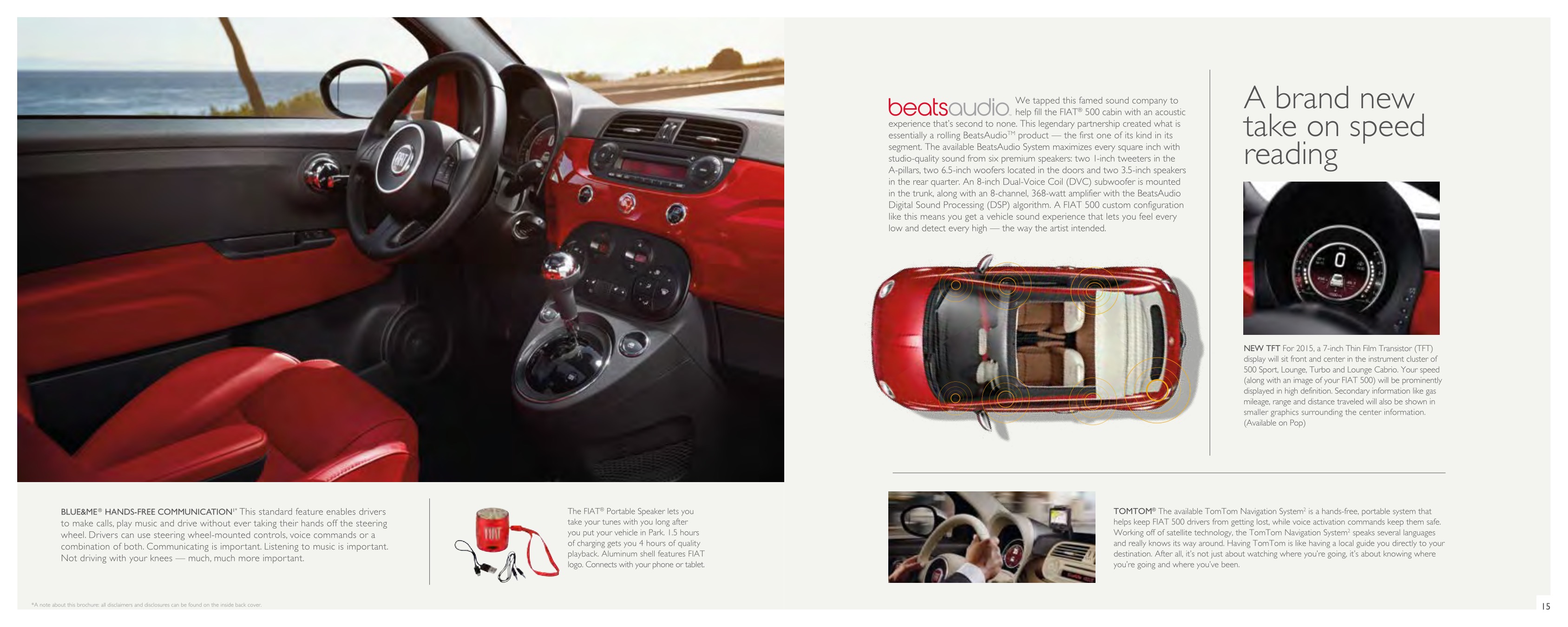 2015 Fiat 500 Brochure Page 34